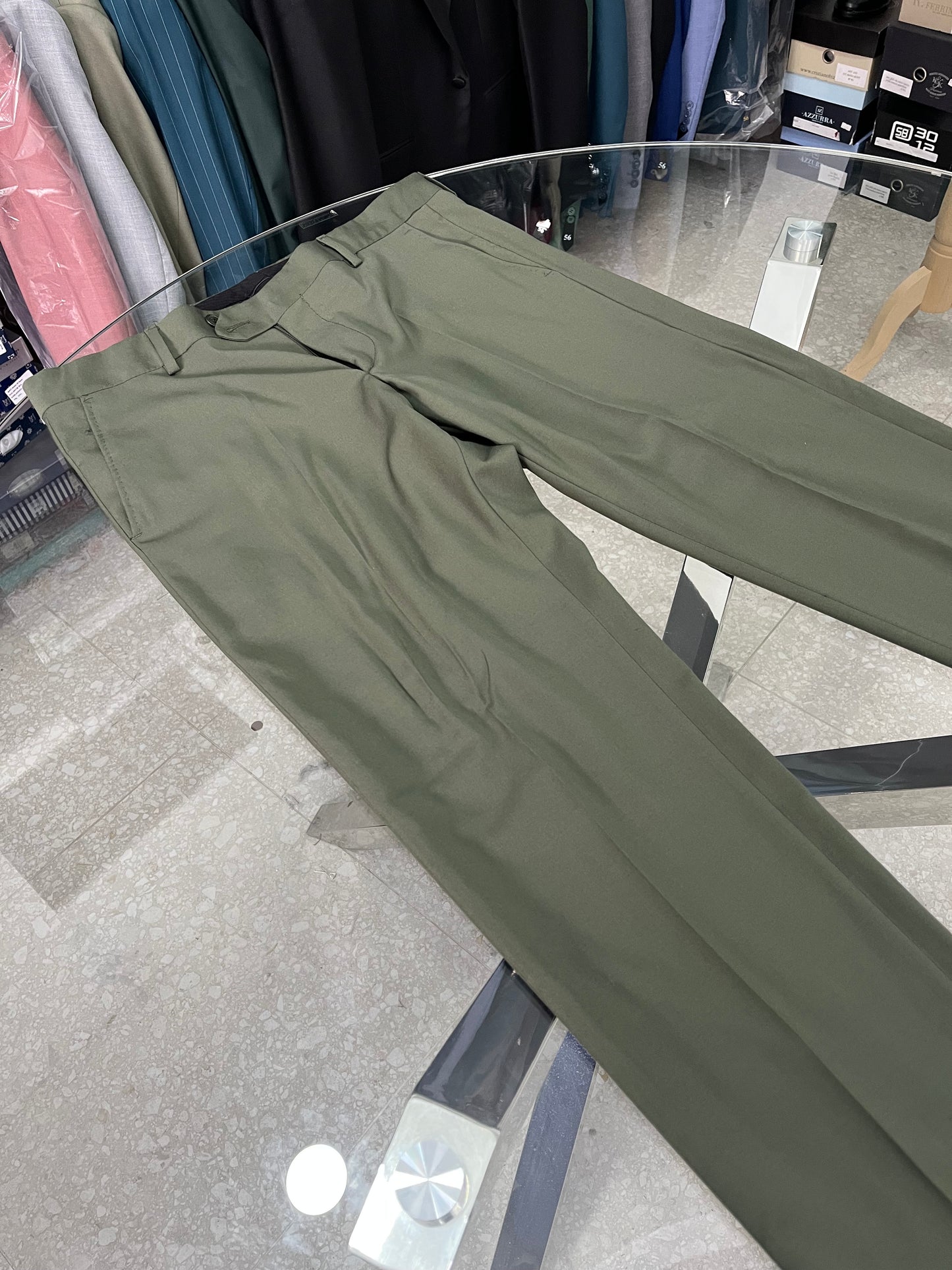 vestito doppio petto verde