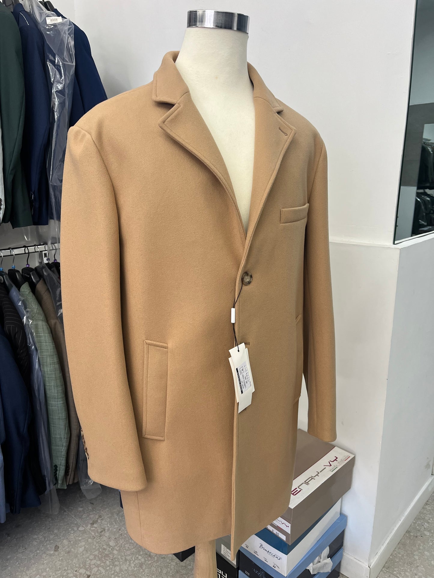 cappotto beige/cammello