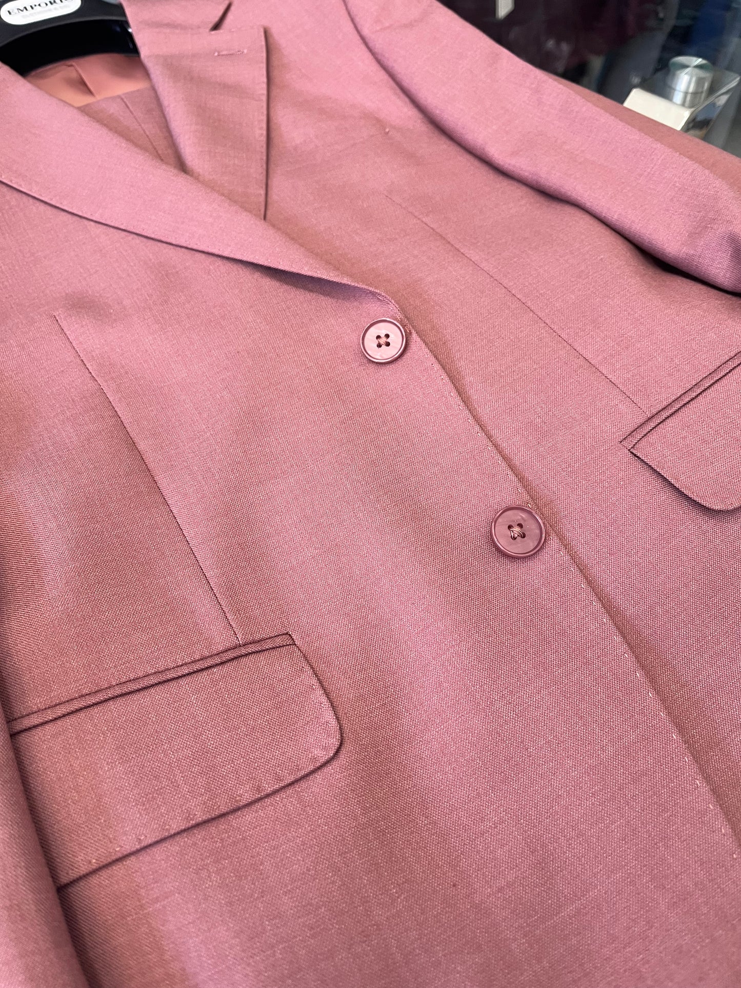 abito rosa mono petto