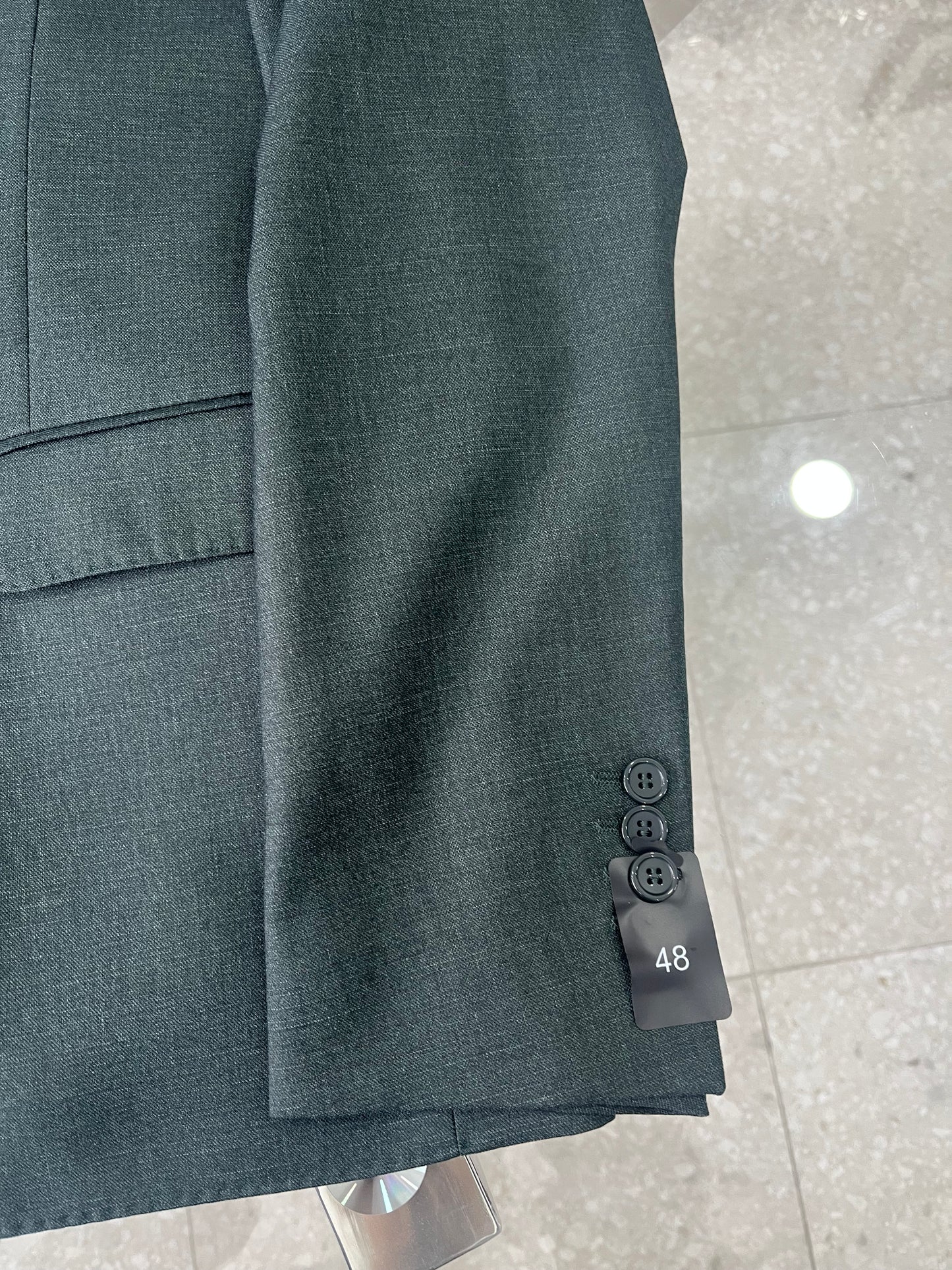 Abito uomo verde grisaglia
