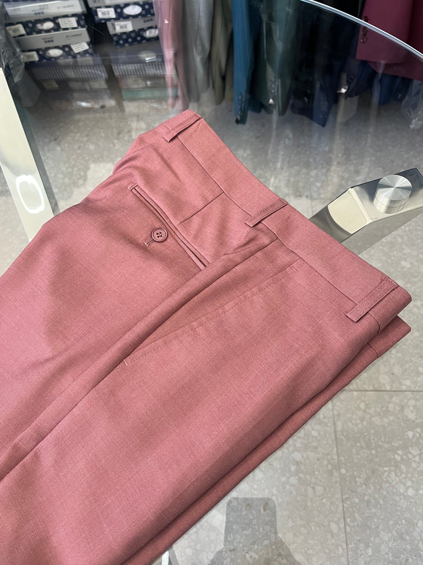 abito rosa mono petto