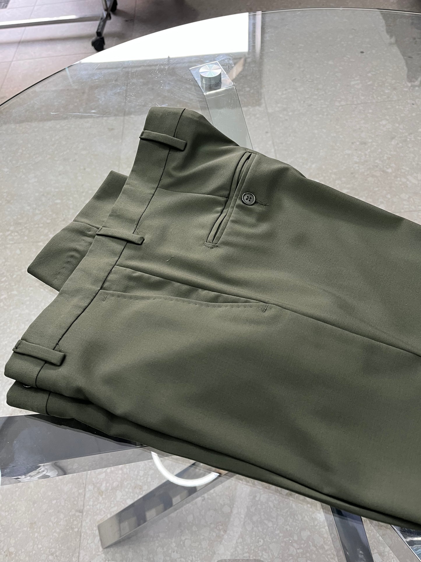 vestito doppio petto verde