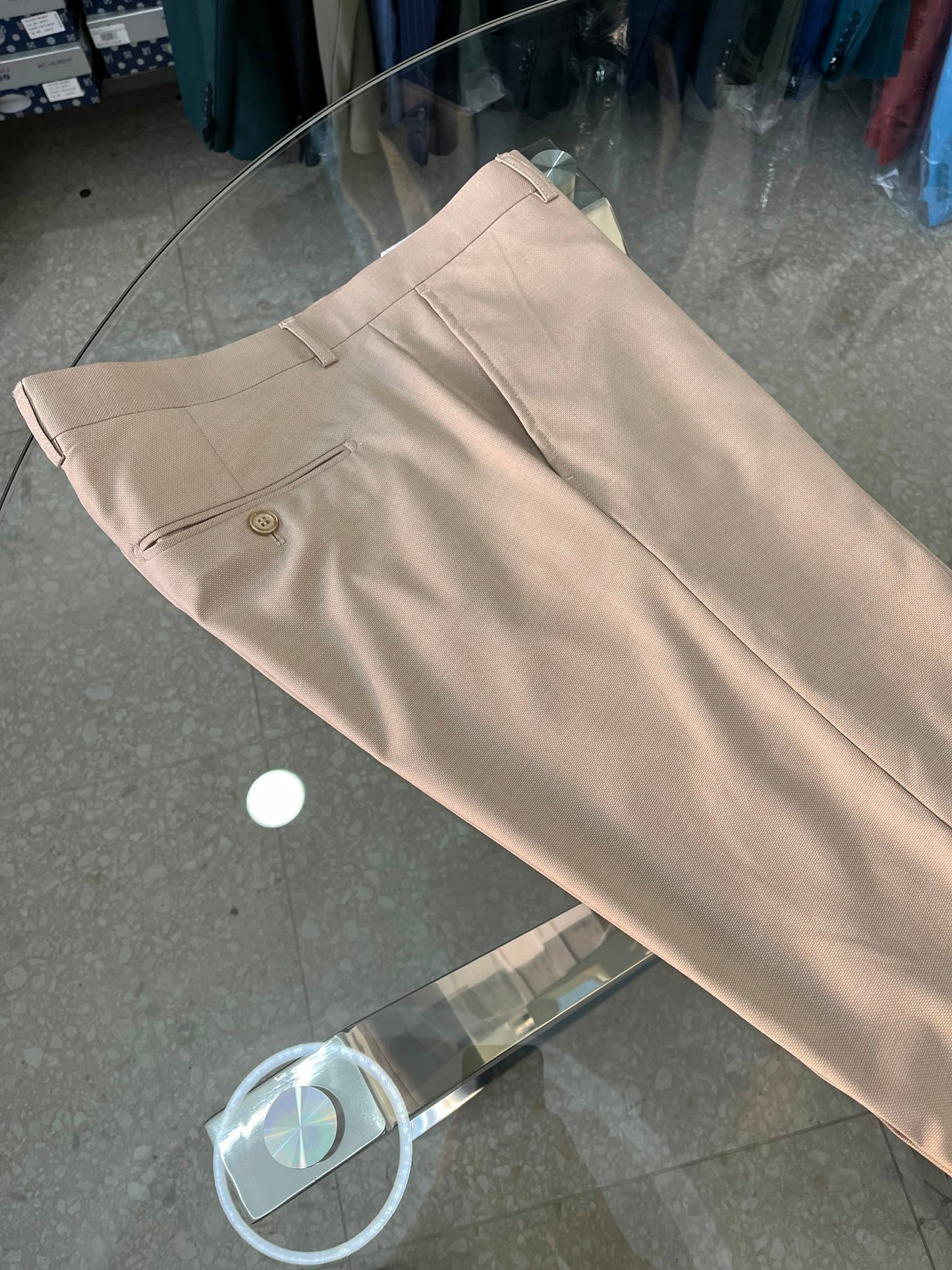 Doppio petto beige