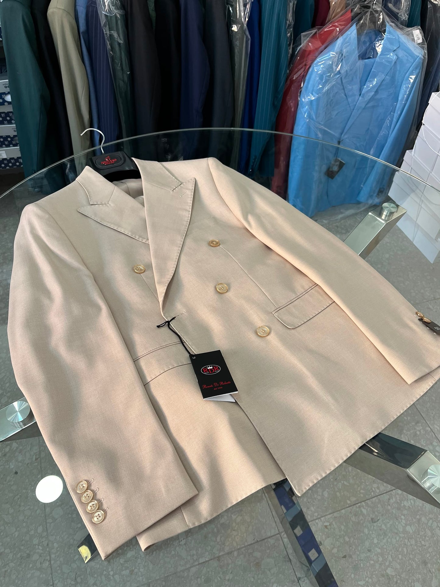 Doppio petto beige