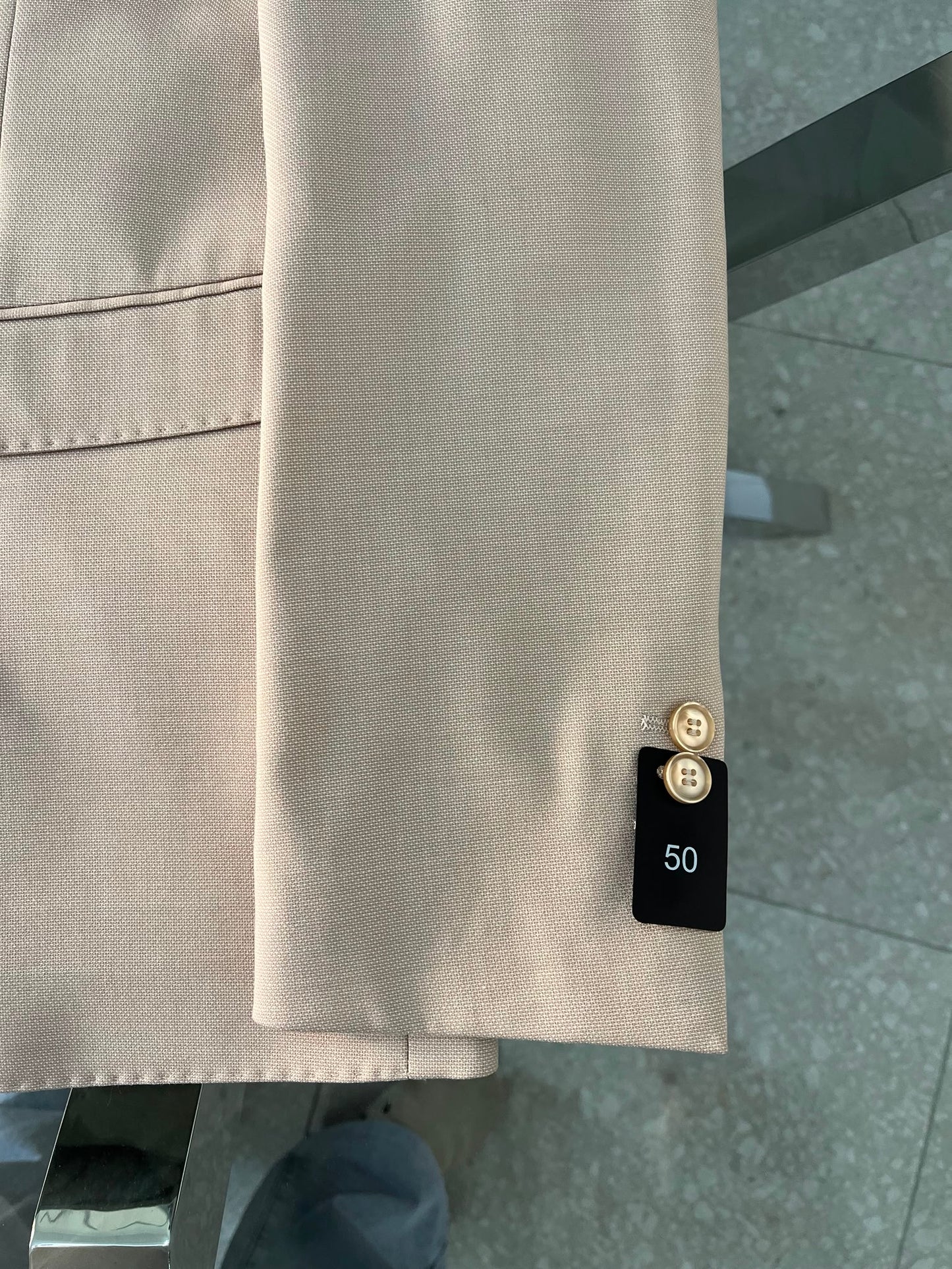 Doppio petto beige