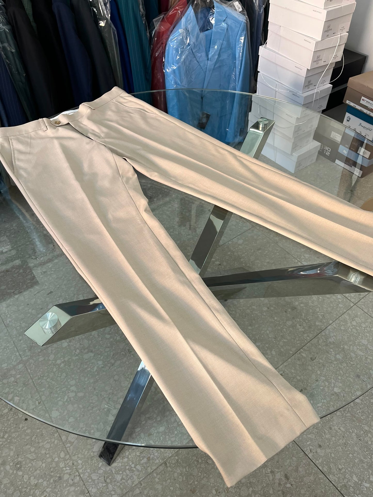 Doppio petto beige