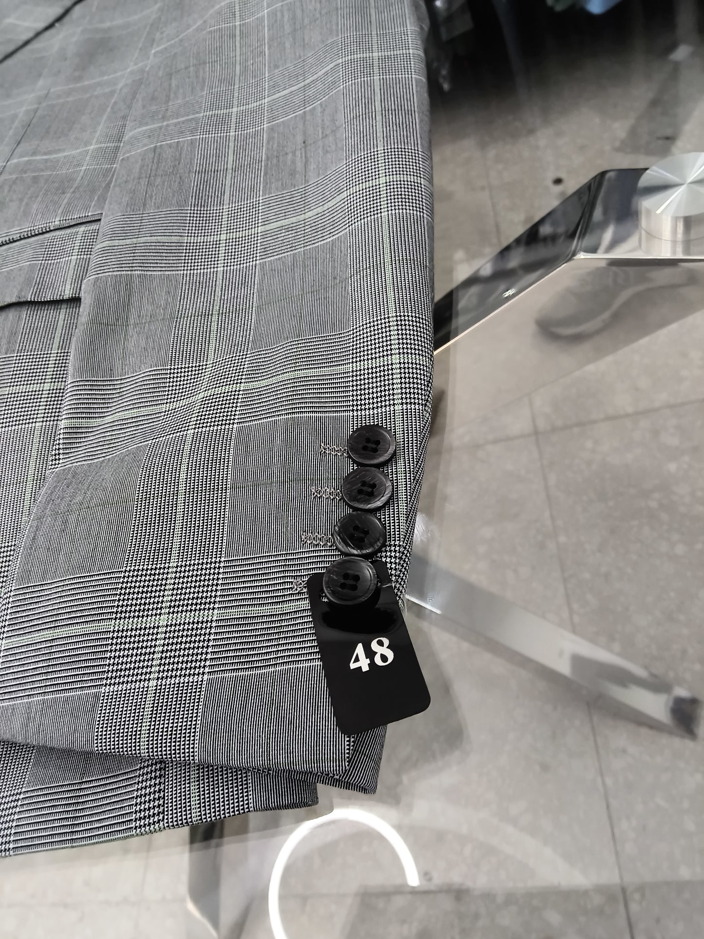 Abito Mono petto grigio a scacchi emporio clothing e co