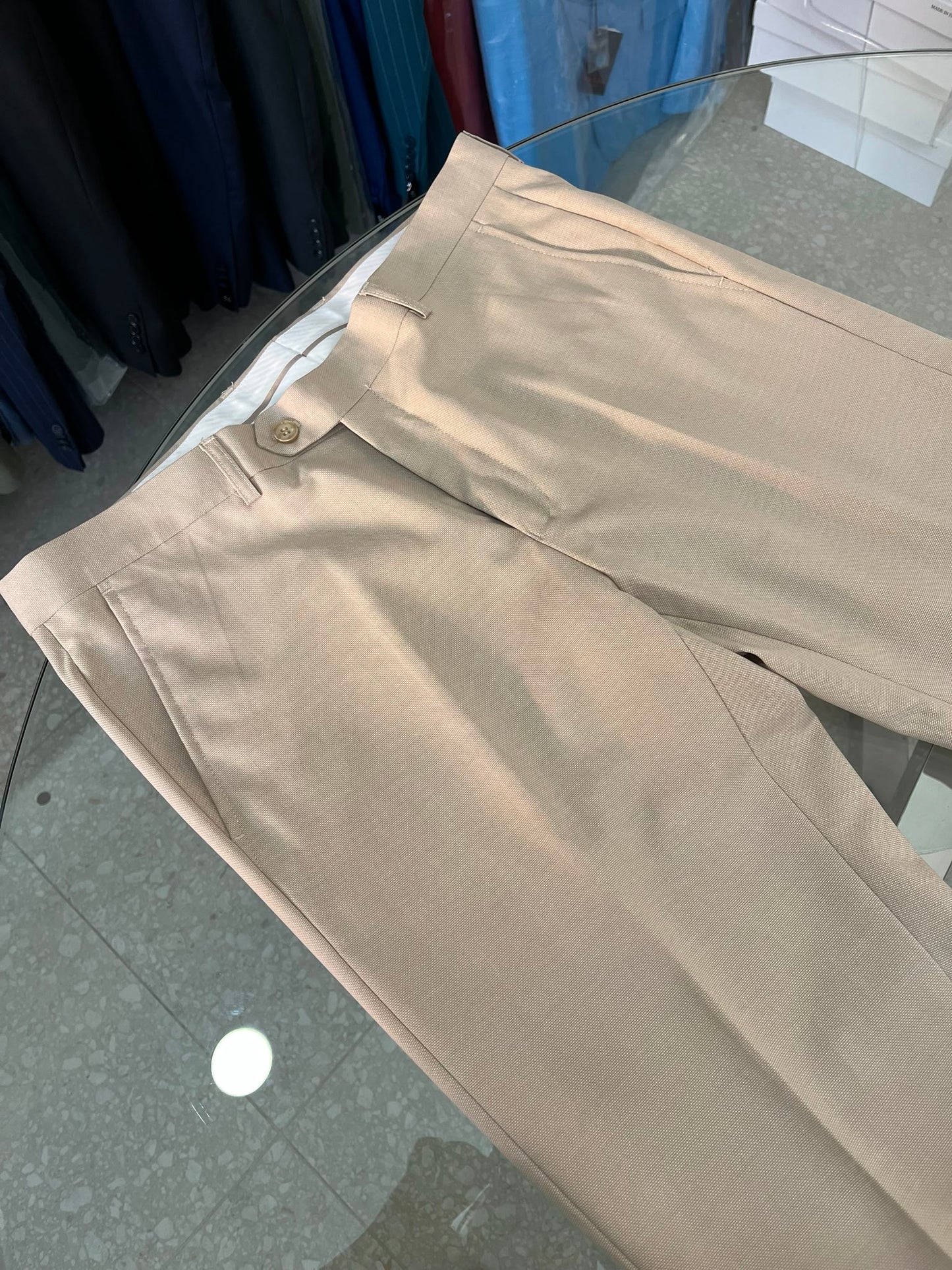 Doppio petto beige