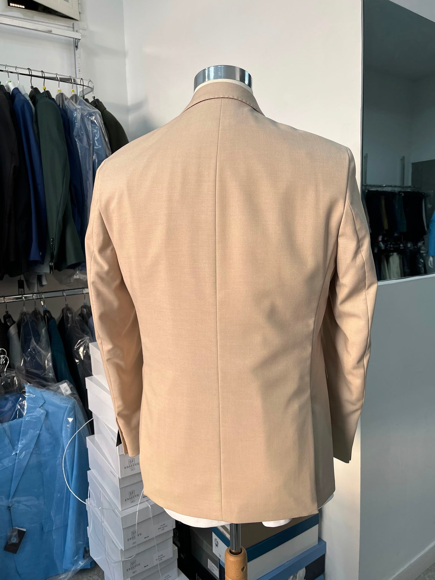 Doppio petto beige