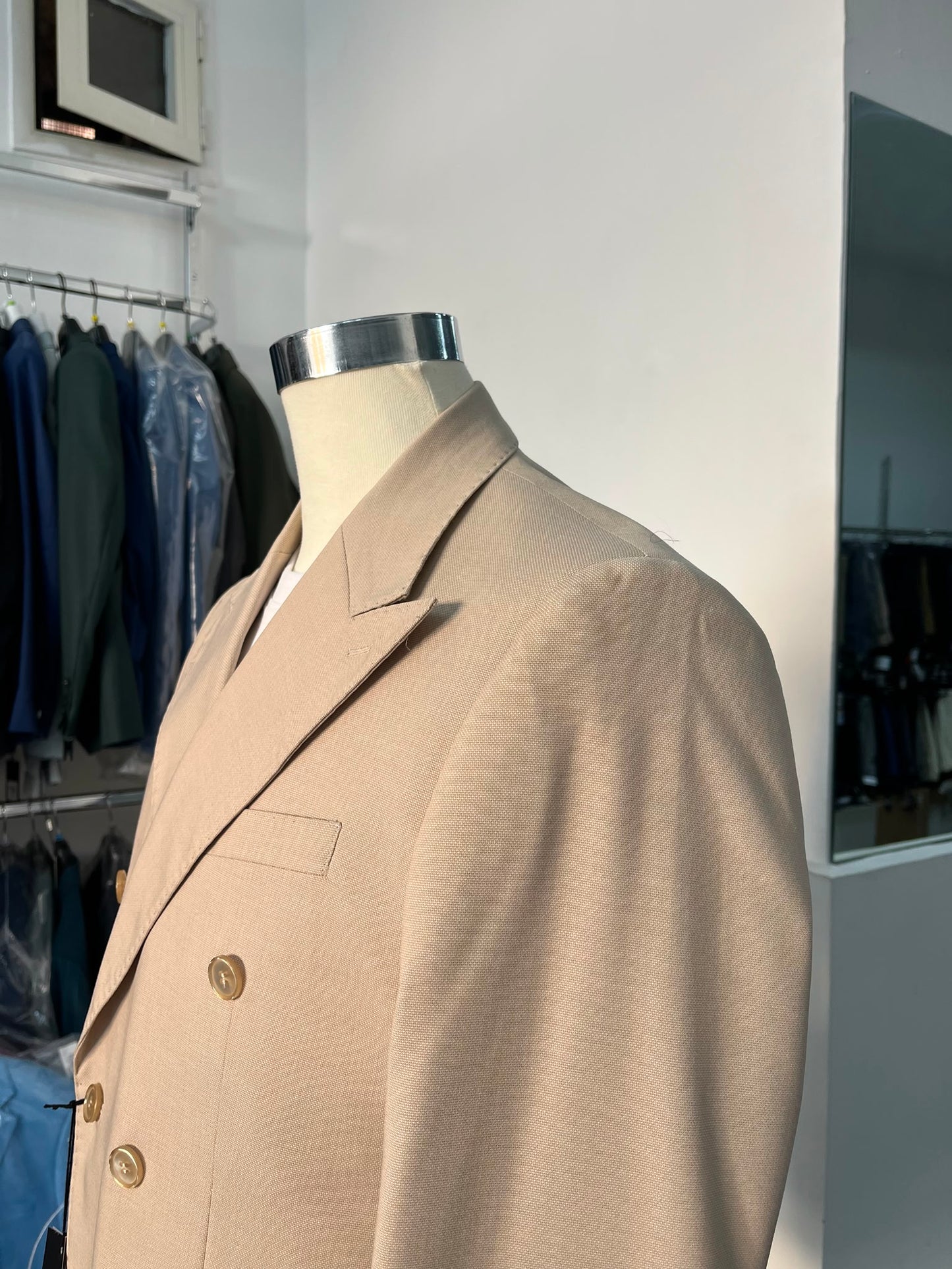Doppio petto beige